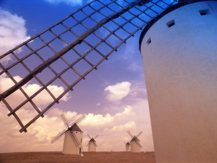 Molinos de viento en Campo de Criptana